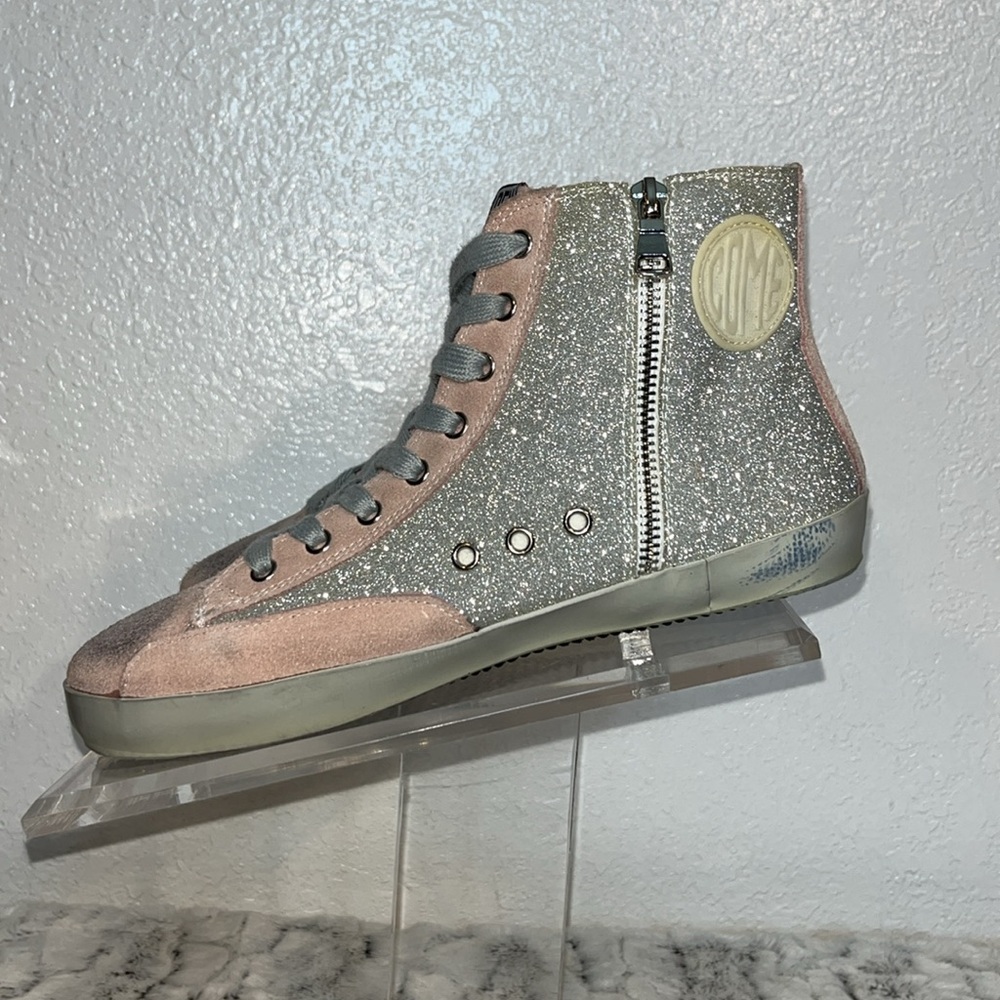 Golden glitter  sneakers - Picture 5 of 16
